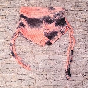 Shein Booty Lifting Shorts Medium Pink and Black